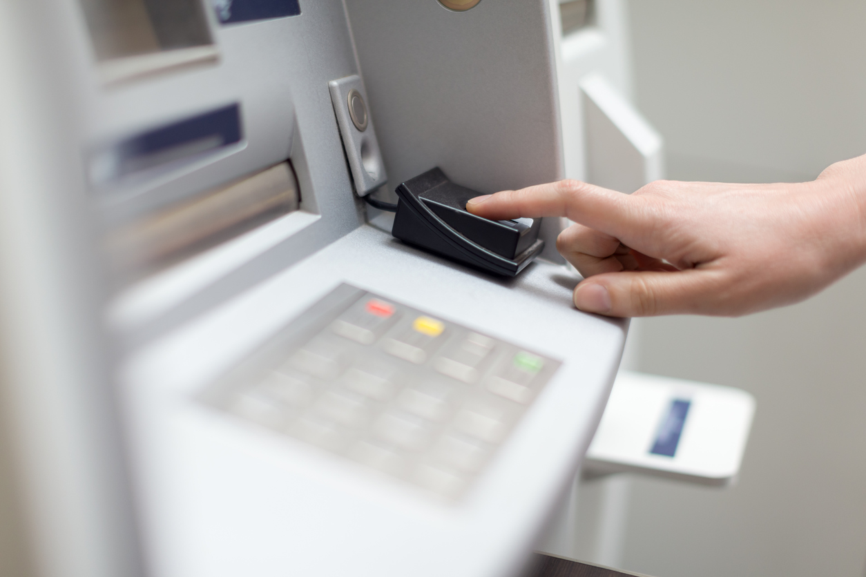 Fingerprint recognition technology on ATM