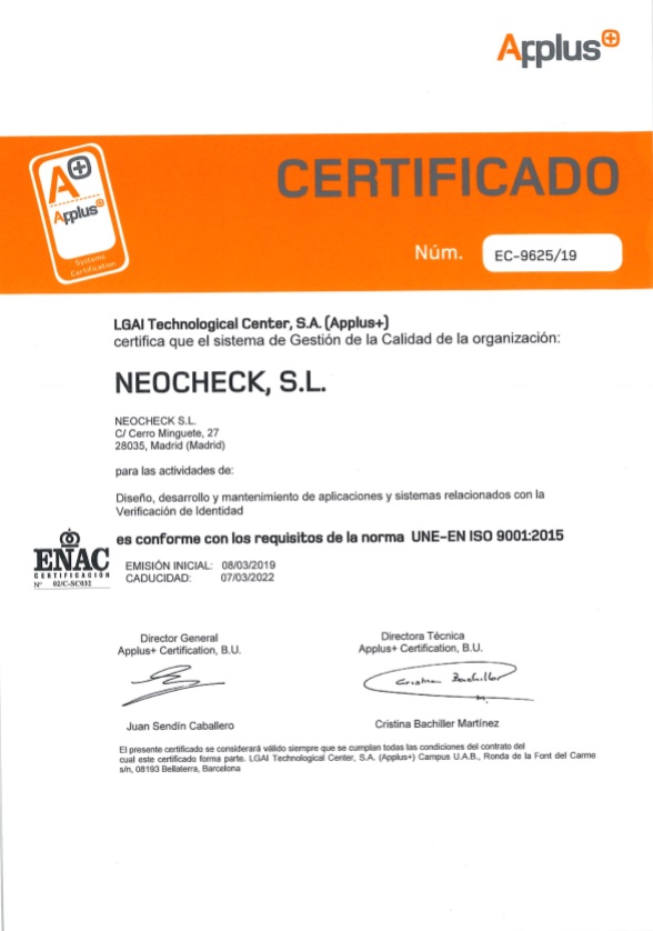 ISO-9001-2005 neocheck